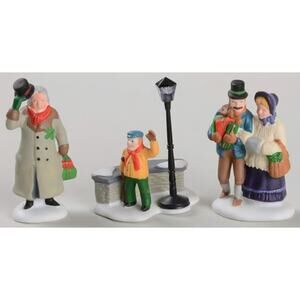 NEW Department 56 A Christmas Carol Morning Heritage Village Dept 5588 3pc Snow